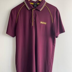 Hugo Boss Purple Performance Polo - M